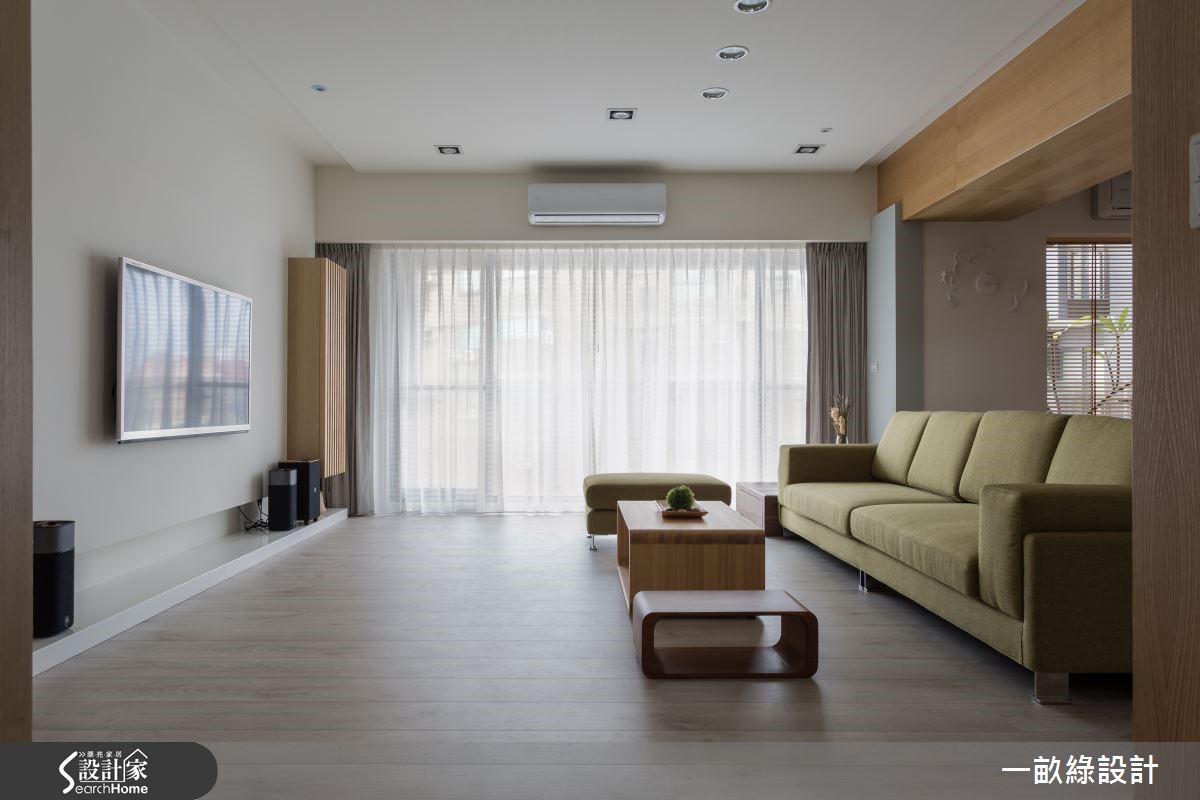 位於新竹縣新竹市的 40 坪新成屋大空間，在設計師姚廷